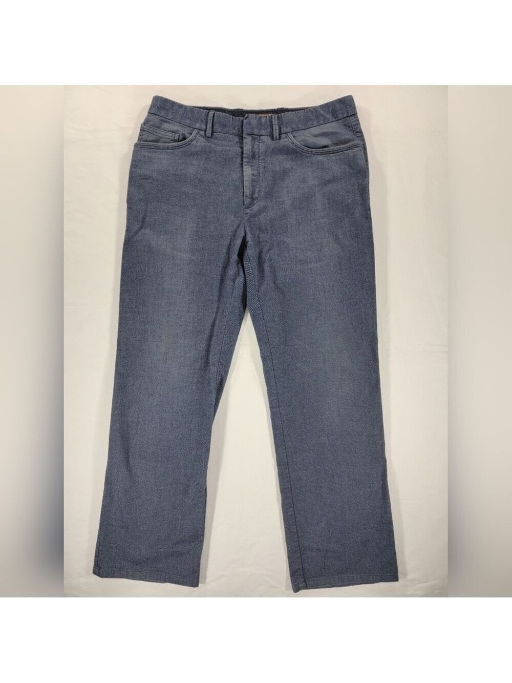 Peter Millar Five 5 Pocket Golf Chino Pants Men's Size 34x27 Dark Blue Short